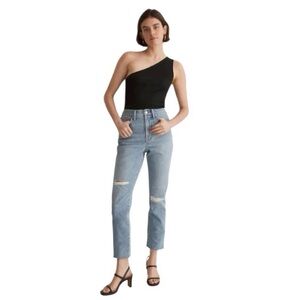 Madewell The Perfect Vintage Jean in Bradwell Wash Distressed NJ175 Size 25